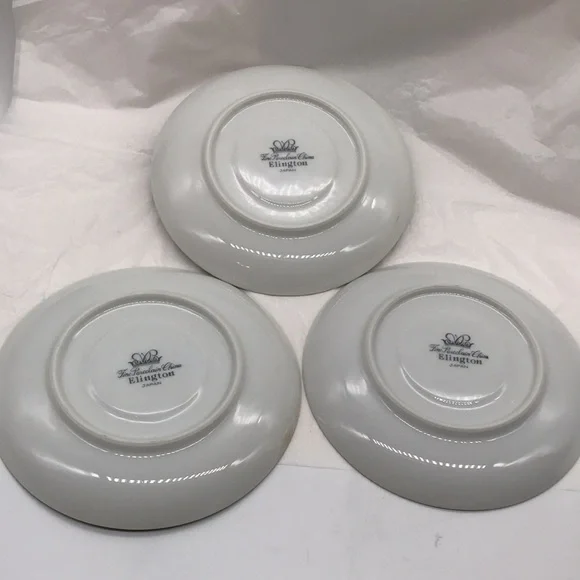 Elington Japan Porcelain China Quantity 3-Saucer’s - Picture 4 of 6